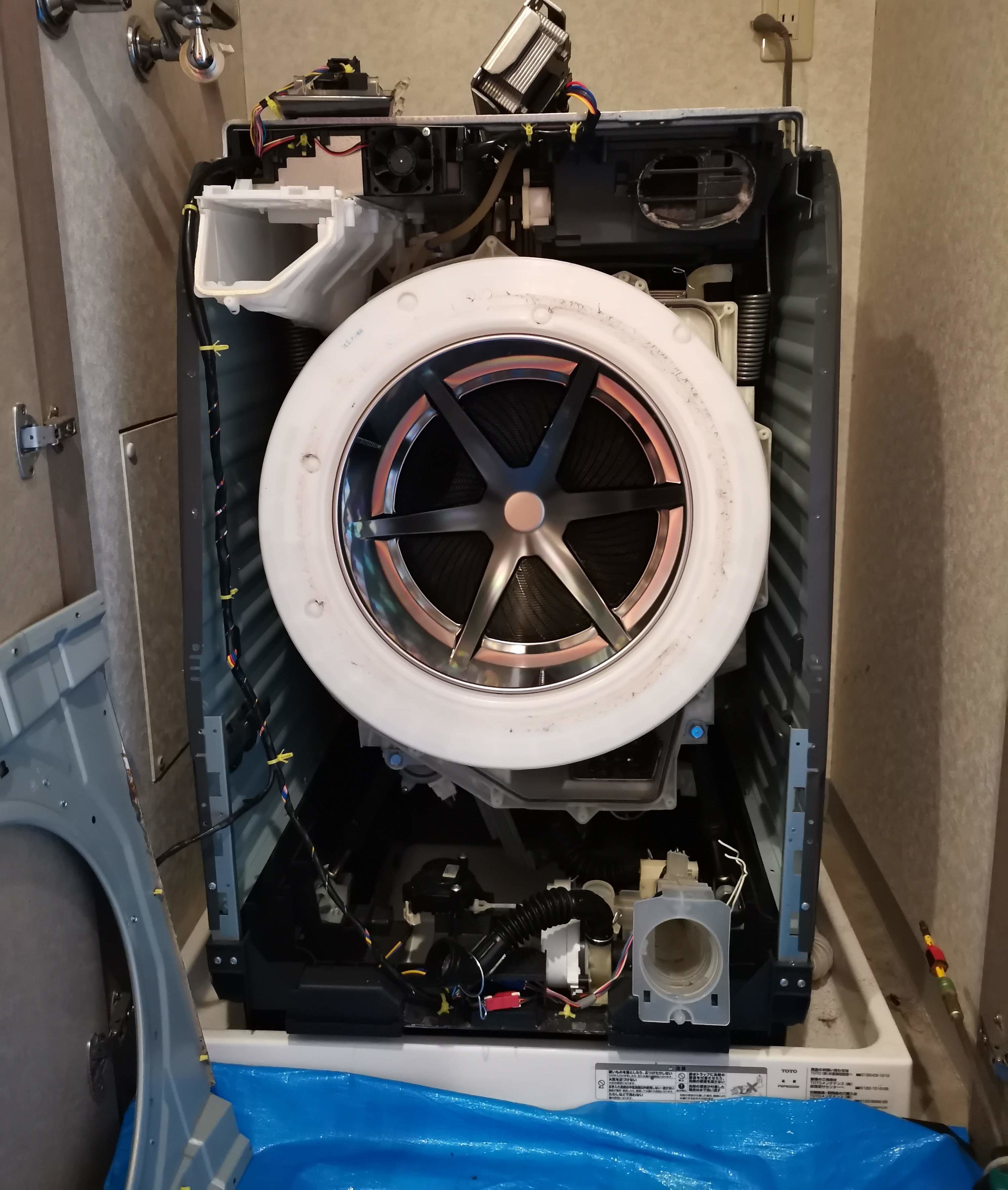Panasonic NA-VX3900 ドラム式洗濯機 ヒートポンプ式 分解洗浄-